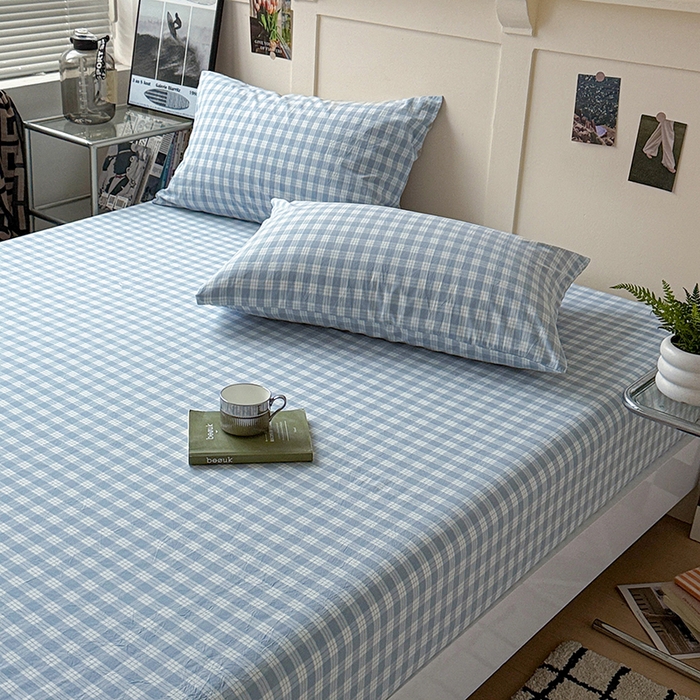 91家纺网 家纺一手货源 找家纺 大柏树 2026新款全棉纯棉水洗棉单床笠单品床笠床笠单件 奶油兰