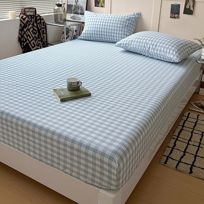 91家纺网 家纺一手货源 找家纺 大柏树 2026新款全棉纯棉水洗棉单床笠单品床笠床笠单件 奶油兰