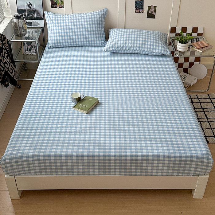 91家纺网 家纺一手货源 找家纺 大柏树 2026新款全棉纯棉水洗棉单床笠单品床笠床笠单件 奶油兰