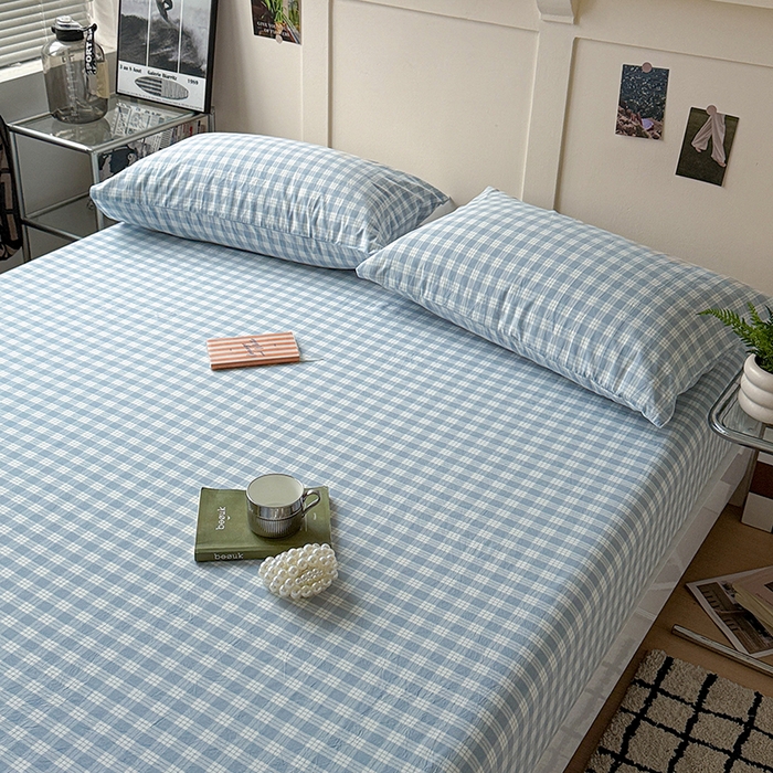 91家纺网 家纺一手货源 找家纺 大柏树 2026新款全棉纯棉水洗棉单床笠单品床笠床笠单件 奶油兰