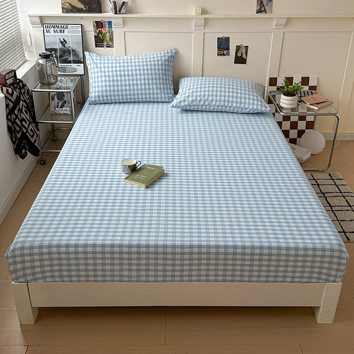 91家纺网 家纺一手货源 找家纺 大柏树 2026新款全棉纯棉水洗棉单床笠单品床笠床笠单件 奶油兰