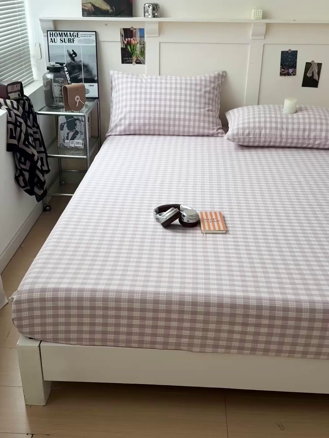 91家纺网 家纺一手货源 找家纺 大柏树 2026新款全棉纯棉水洗棉单床笠单品床笠床笠单件 奶油紫