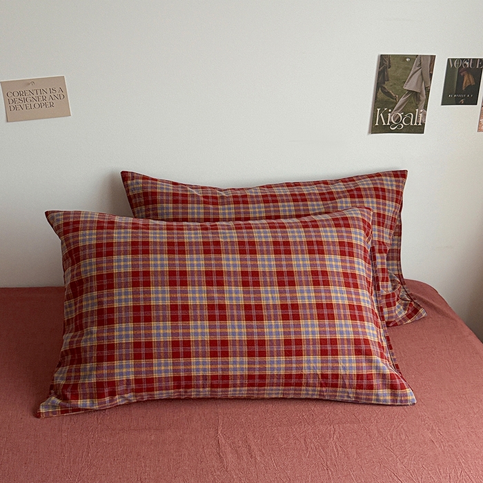 91家纺网 家纺一手货源 找家纺 （总）大柏树 2026新款全棉纯棉水洗棉单枕套单品枕套枕套单件