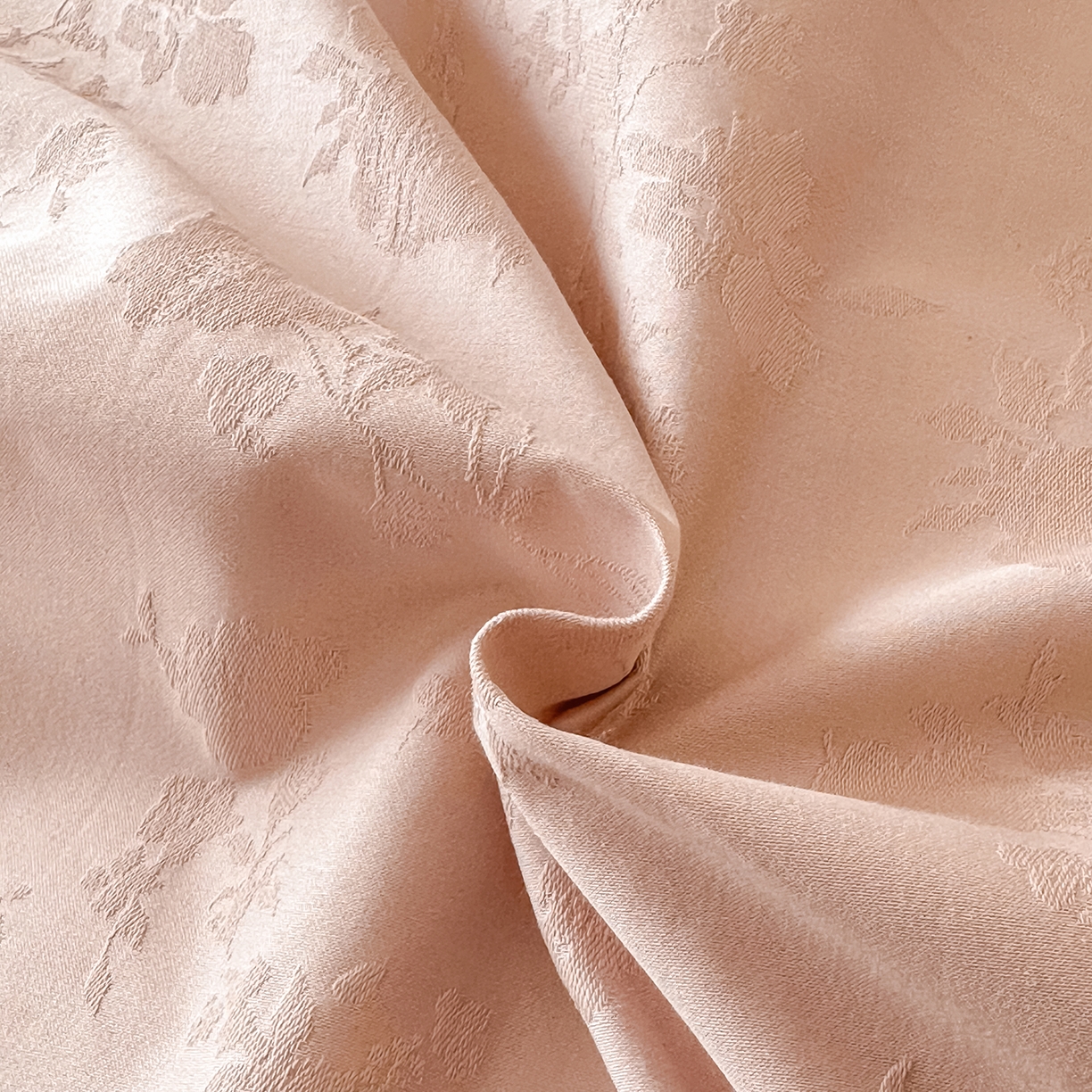 91家纺网 家纺一手货源 找家纺 拼社家纺 2026新款A类全棉亮面提花四件套厚织浮雕提花全棉四件套（独家专版花型） 晓作-粉