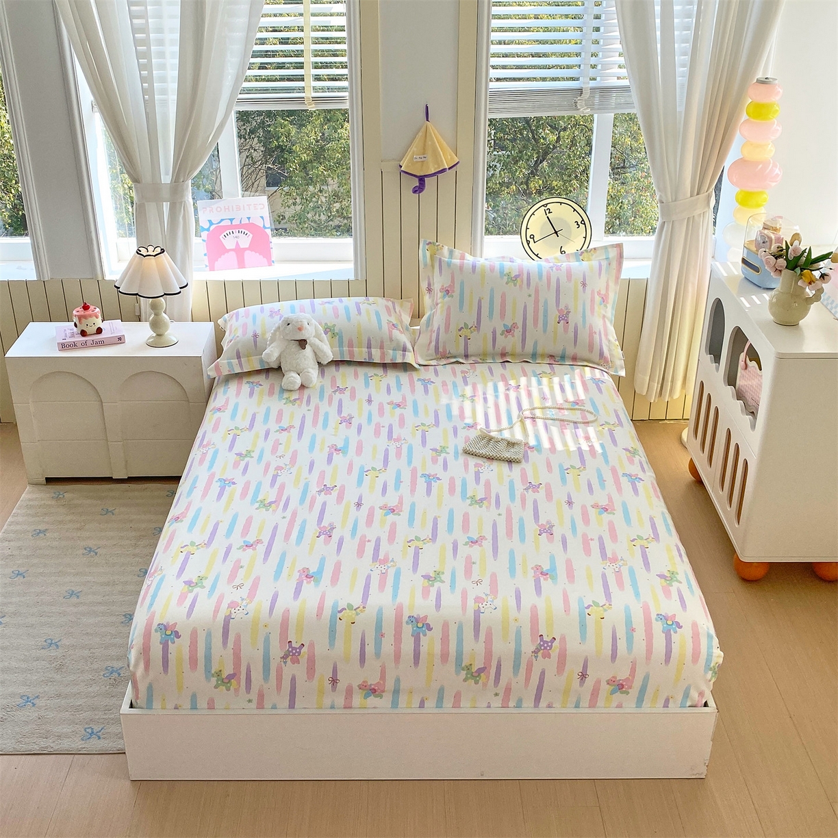 91家纺网 家纺一手货源 找家纺 （总）凯磊家纺 2026春夏新款原棉老粗布床笠款空调软席凉席席子