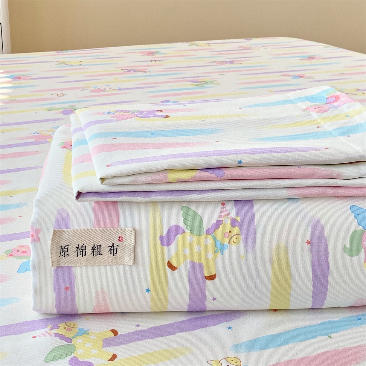 91家纺网 家纺一手货源 找家纺 （总）凯磊家纺 2026春夏新款原棉老粗布床笠款空调软席凉席席子