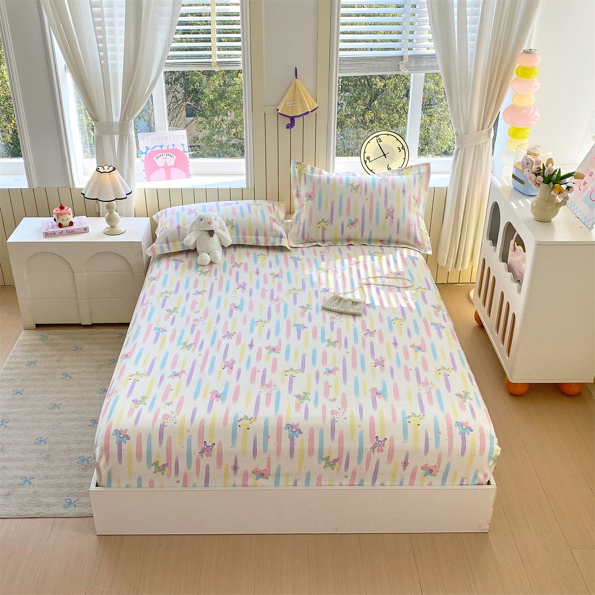 91家纺网 家纺一手货源 找家纺 （总）凯磊家纺 2026春夏新款原棉老粗布床笠款空调软席凉席席子