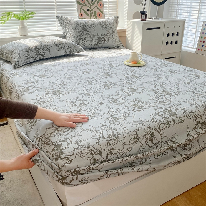 91家纺网 家纺一手货源 找家纺 （总）凯磊家纺 2026春夏新款原棉老粗布床笠款空调软席凉席席子