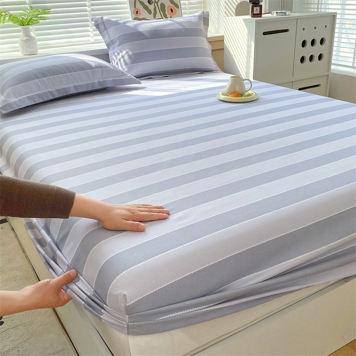 91家纺网 家纺一手货源 找家纺 （总）凯磊家纺 2026春夏新款原棉老粗布床笠款空调软席凉席席子