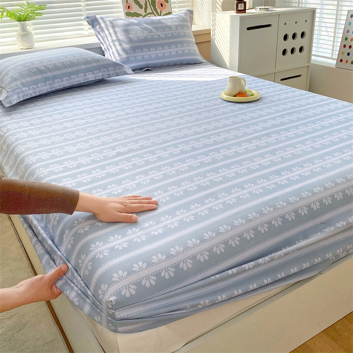 91家纺网 家纺一手货源 找家纺 （总）凯磊家纺 2026春夏新款原棉老粗布床笠款空调软席凉席席子