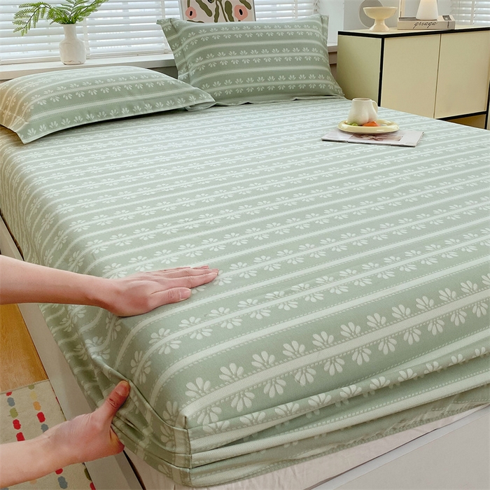 91家纺网 家纺一手货源 找家纺 （总）凯磊家纺 2026春夏新款原棉老粗布床笠款空调软席凉席席子