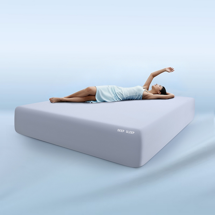 三盛源 2026新款锦氨凉感床笠单件夏季冰丝床垫套床罩席梦思保护罩凉感丝滑 优雅灰