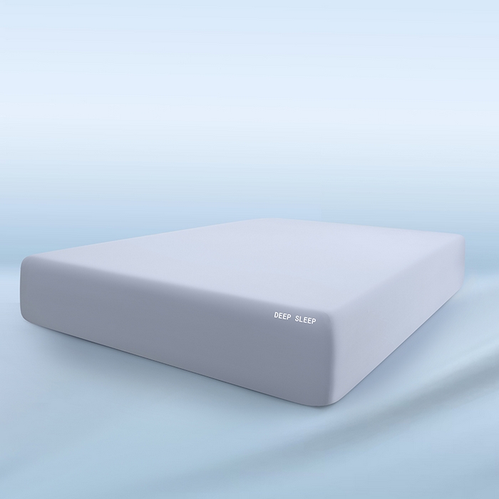 91家纺网 家纺一手货源 找家纺 三盛源 2026新款锦氨凉感床笠单件夏季冰丝床垫套床罩席梦思保护罩凉感丝滑 优雅灰