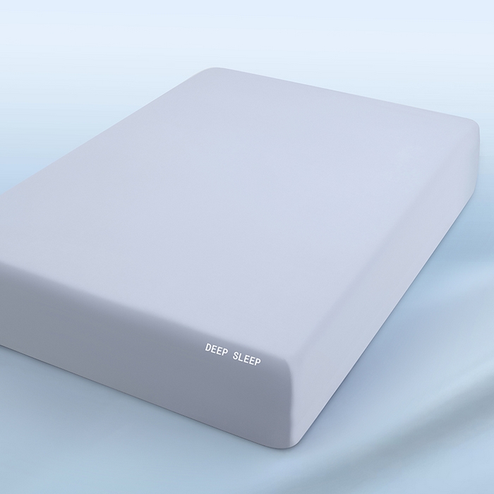 91家纺网 家纺一手货源 找家纺 三盛源 2026新款锦氨凉感床笠单件夏季冰丝床垫套床罩席梦思保护罩凉感丝滑 优雅灰