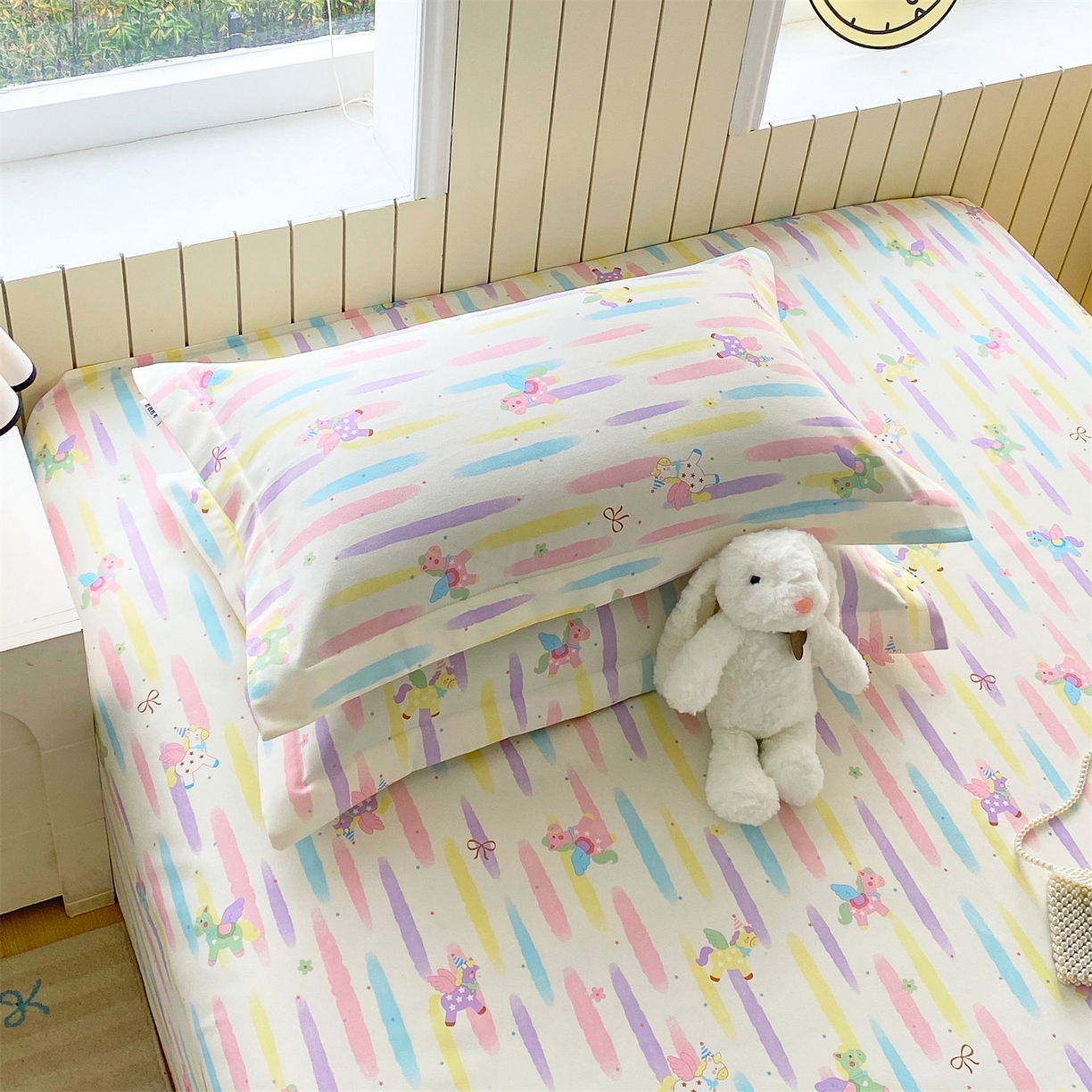 91家纺网 家纺一手货源 找家纺 （总）凯磊家纺 2026春夏新款原棉老粗布单枕套 枕套单件