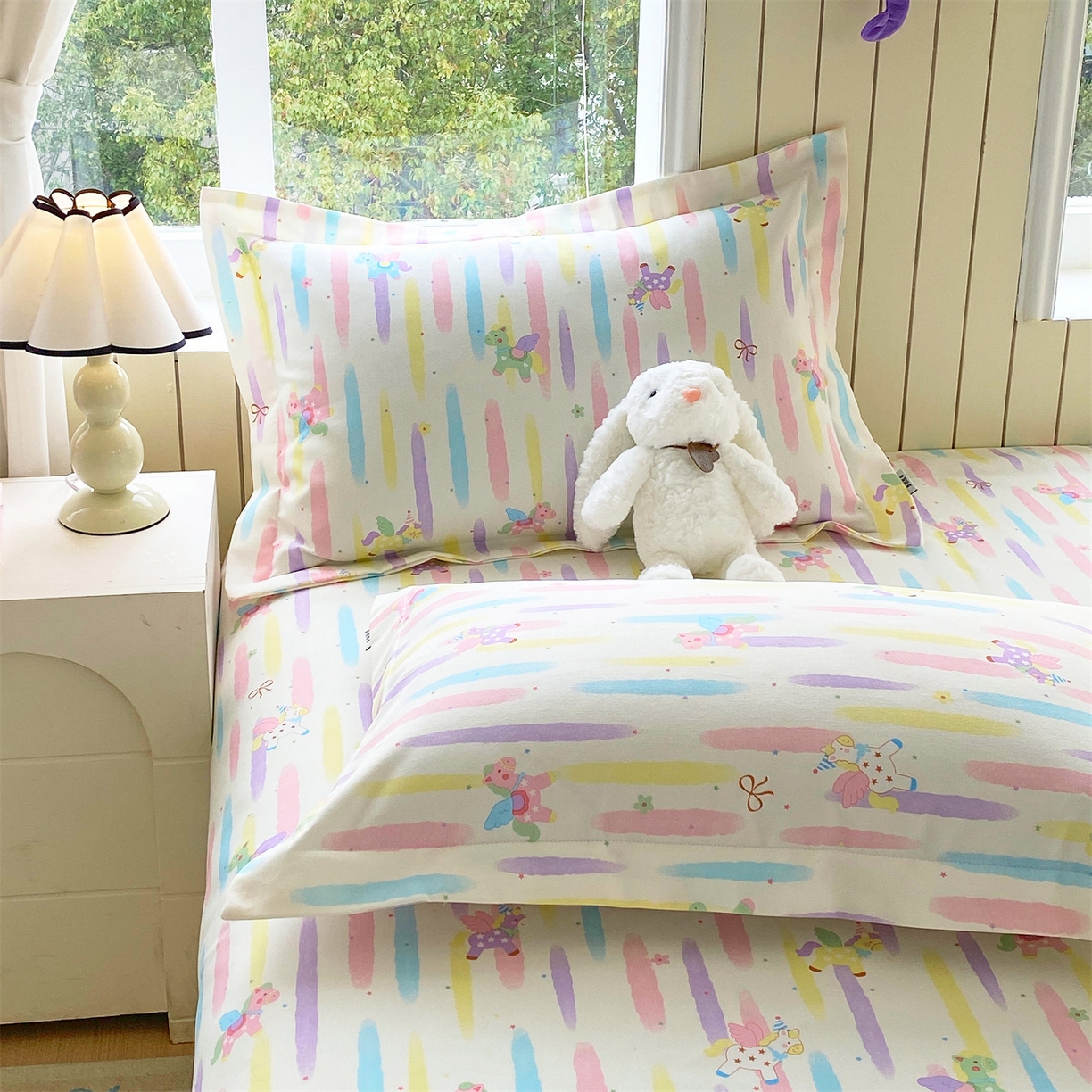 91家纺网 家纺一手货源 找家纺 （总）凯磊家纺 2026春夏新款原棉老粗布单枕套 枕套单件