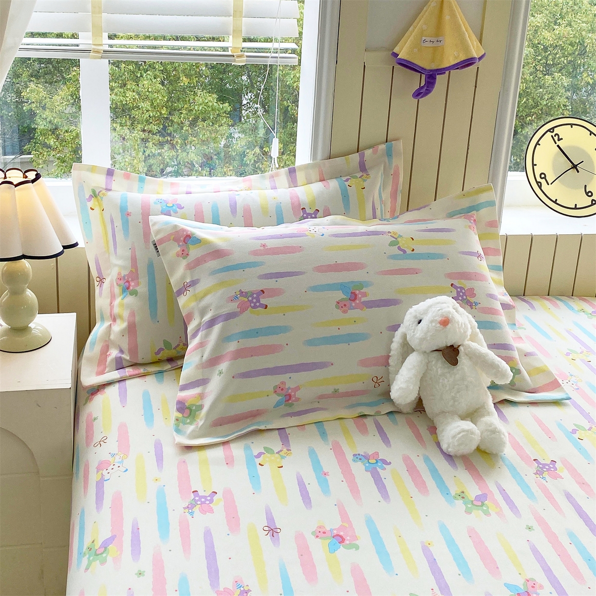 91家纺网 家纺一手货源 找家纺 （总）凯磊家纺 2026春夏新款原棉老粗布单枕套 枕套单件