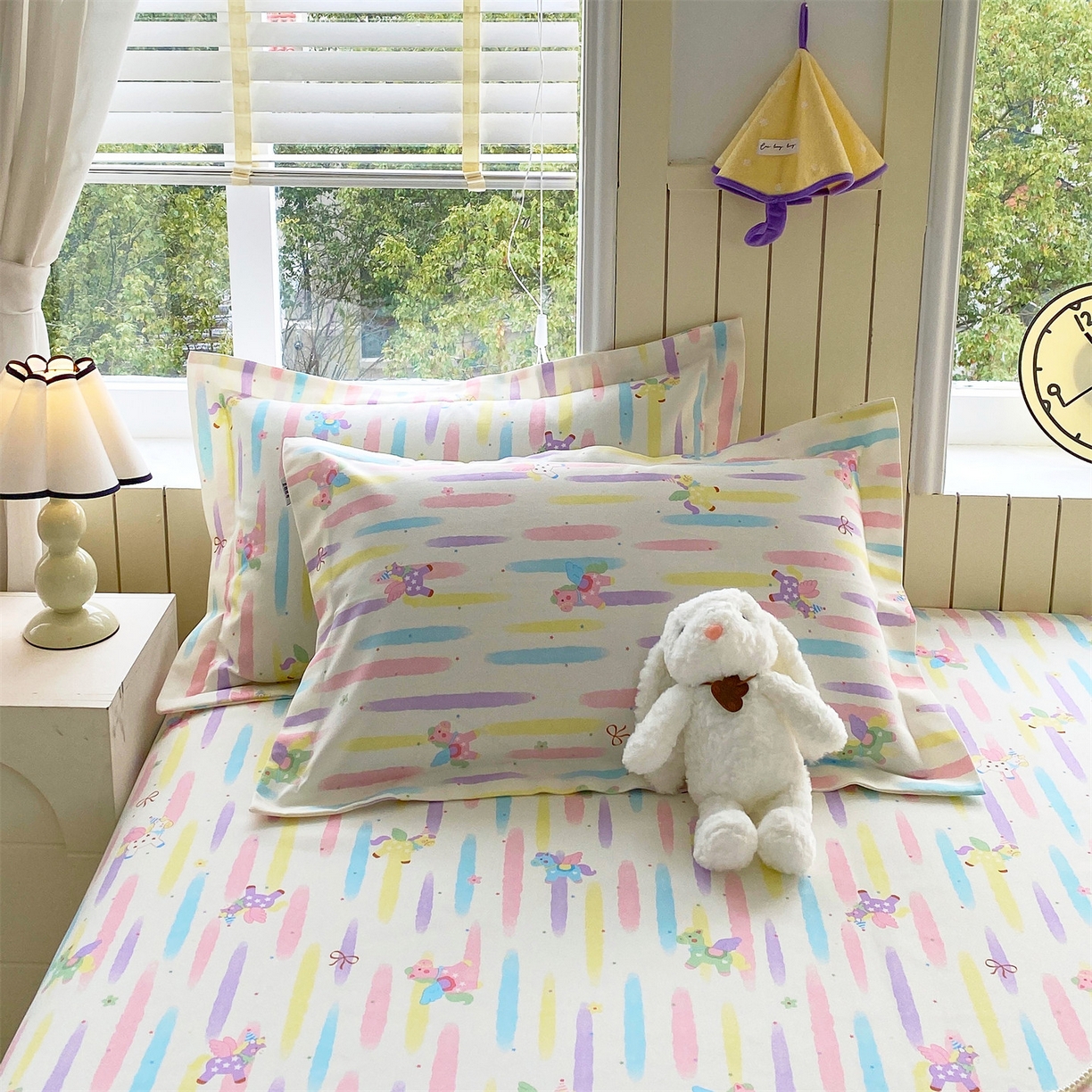 91家纺网 家纺一手货源 找家纺 （总）凯磊家纺 2026春夏新款原棉老粗布单枕套 枕套单件