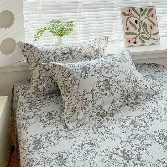 91家纺网 家纺一手货源 找家纺 （总）凯磊家纺 2026春夏新款原棉老粗布单枕套 枕套单件