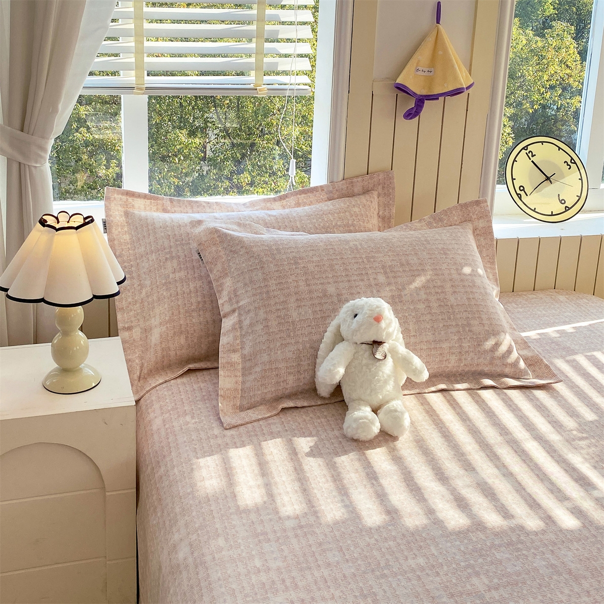 91家纺网 家纺一手货源 找家纺 （总）凯磊家纺 2026春夏新款原棉老粗布单枕套 枕套单件