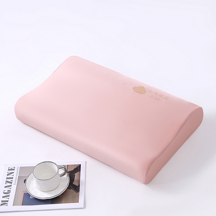 91家纺网 家纺一手货源 找家纺 其乐枕芯 2026新款云朵臻丝零压记忆枕枕头枕芯 靓粉色