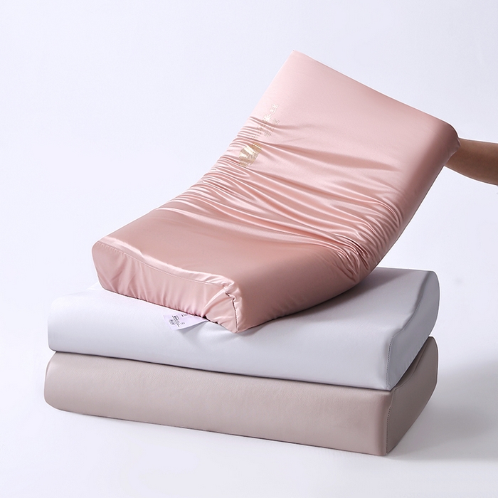 91家纺网 家纺一手货源 找家纺 其乐枕芯 2026新款云朵臻丝零压记忆枕枕头枕芯 靓粉色