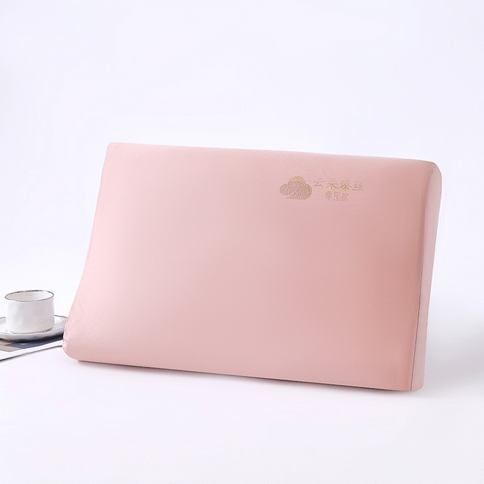 91家纺网 家纺一手货源 找家纺 其乐枕芯 2026新款云朵臻丝零压记忆枕枕头枕芯 靓粉色