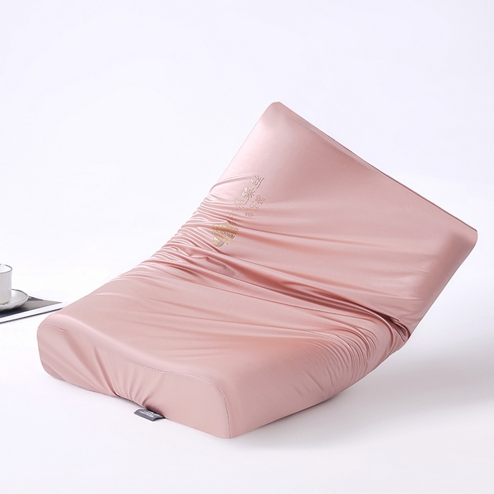 91家纺网 家纺一手货源 找家纺 其乐枕芯 2026新款云朵臻丝零压记忆枕枕头枕芯 靓粉色