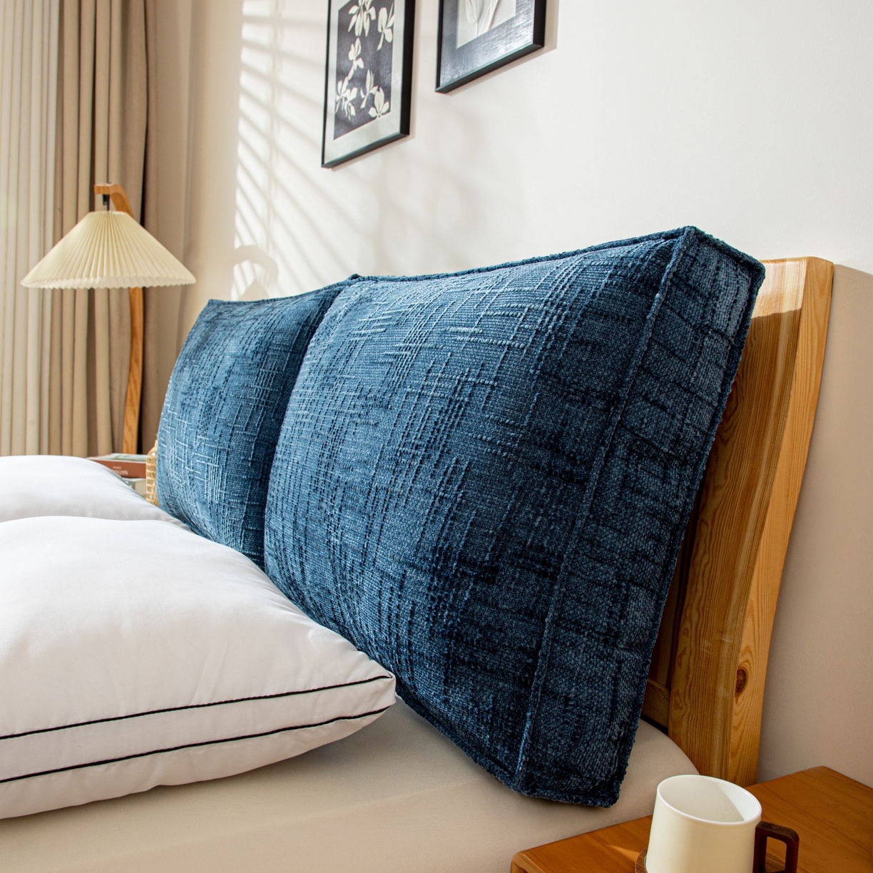 91家纺网 家纺一手货源 找家纺 （总）沐沐家纺 2026新款葵花绒立体面包枕靠背靠垫