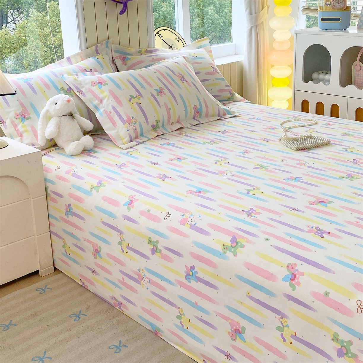 91家纺网 家纺一手货源 找家纺 （总）凯磊家纺 2026春夏新款原棉老粗布床单款空调软席凉席席子