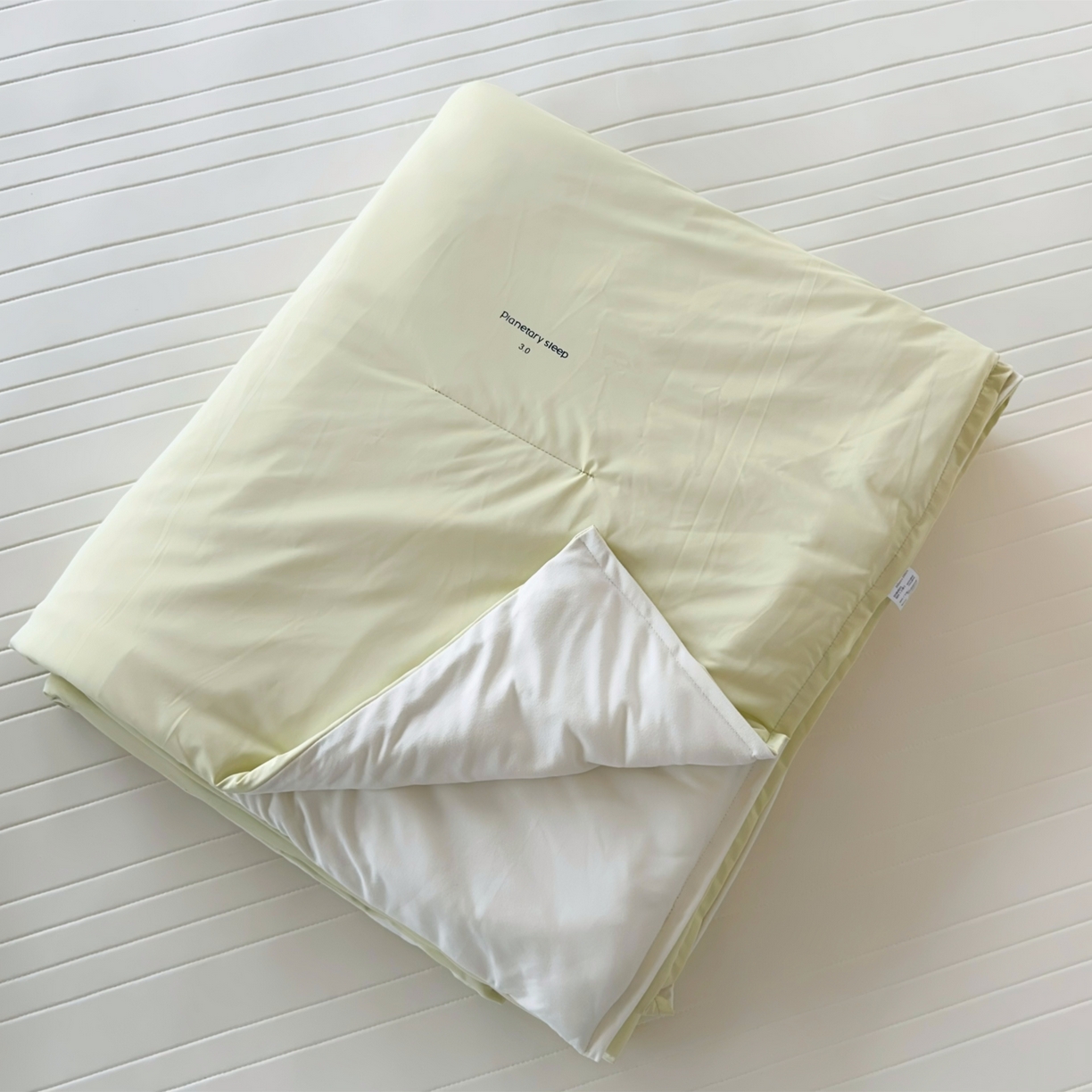 91家纺网 家纺一手货源 找家纺 兜米家居 2026新款星球同款质量夏季双感深睡被夏被夏凉被pro3.0 竹青黄