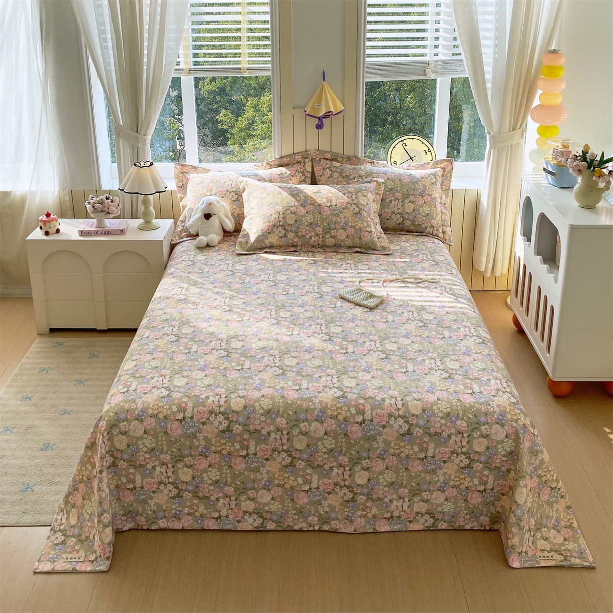 91家纺网 家纺一手货源 找家纺 （总）凯磊家纺 2026春夏新款原棉老粗布床单款空调软席凉席席子