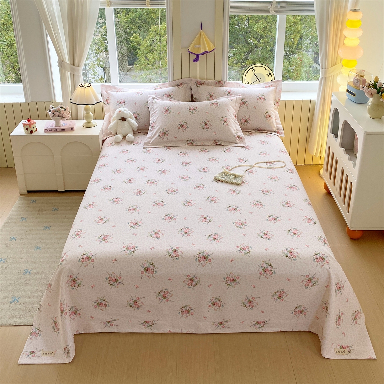 91家纺网 家纺一手货源 找家纺 （总）凯磊家纺 2026春夏新款原棉老粗布床单款空调软席凉席席子