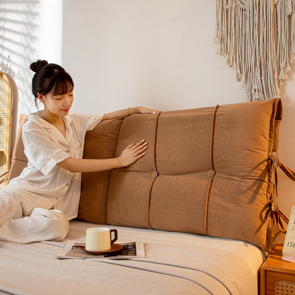 91家纺网 家纺一手货源 找家纺 （总）沐沐家纺 2026新款外贸内销跨境电商德芙绒靠背