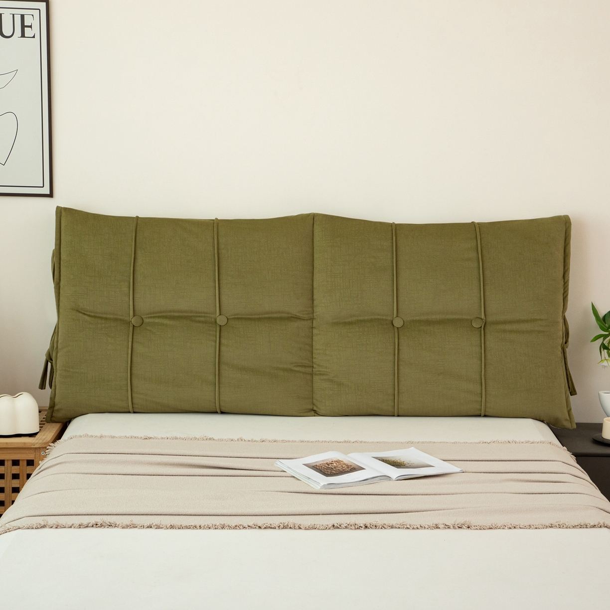 91家纺网 家纺一手货源 找家纺 沐沐家纺 2026新款外贸内销跨境电商德芙绒靠背 绿色