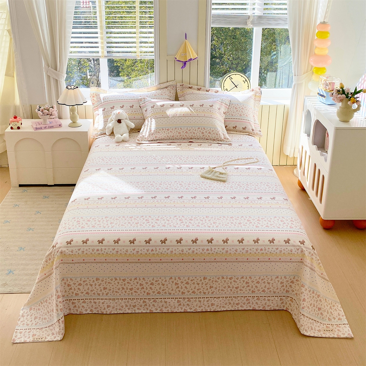 91家纺网 家纺一手货源 找家纺 （总）凯磊家纺 2026春夏新款原棉老粗布床单款空调软席凉席席子