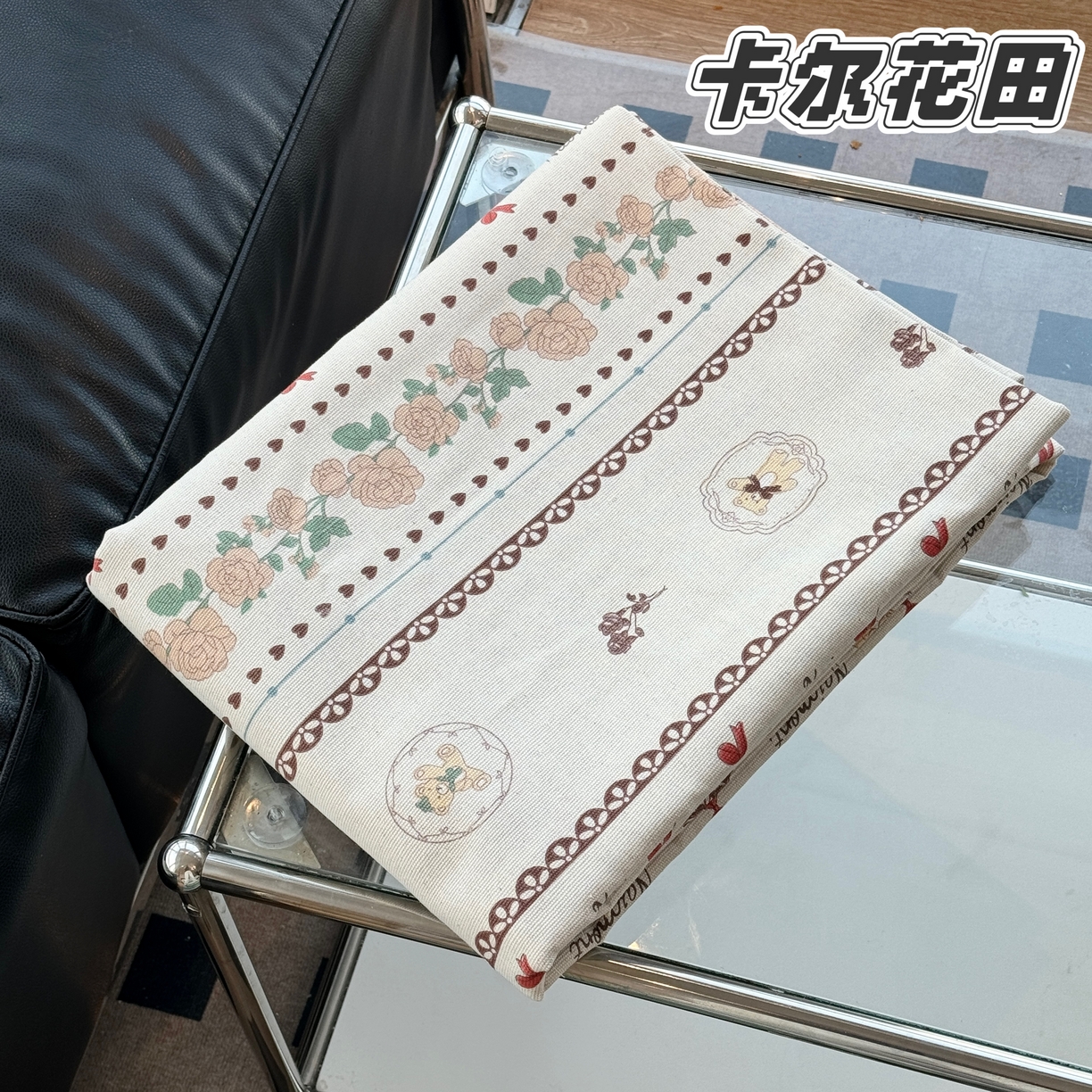 91家纺网 家纺一手货源 找家纺 （总）一隅花田 2026新款麻感粗砂加厚老粗布床单三件套（品牌同款）