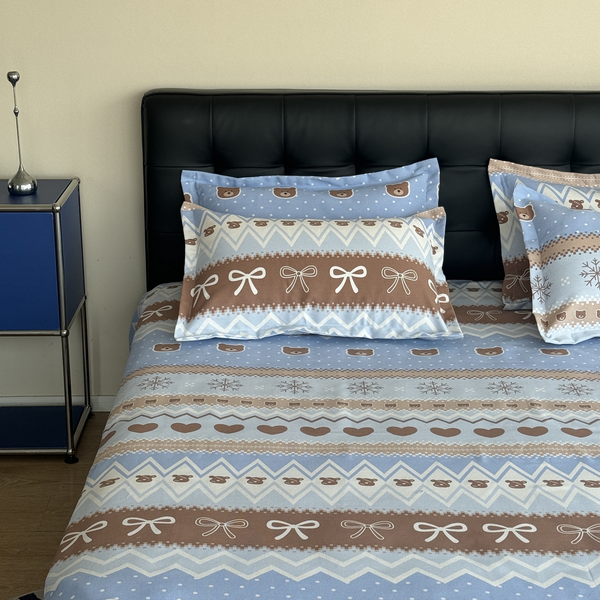 91家纺网 家纺一手货源 找家纺 （总）一隅花田 2026新款麻感粗砂加厚老粗布床单三件套（品牌同款）