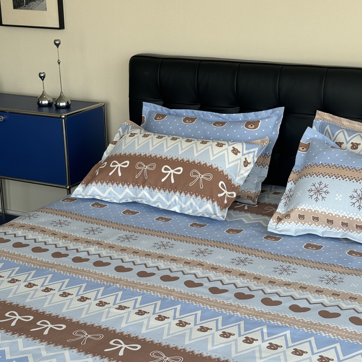 91家纺网 家纺一手货源 找家纺 （总）一隅花田 2026新款麻感粗砂加厚老粗布床单三件套（品牌同款）