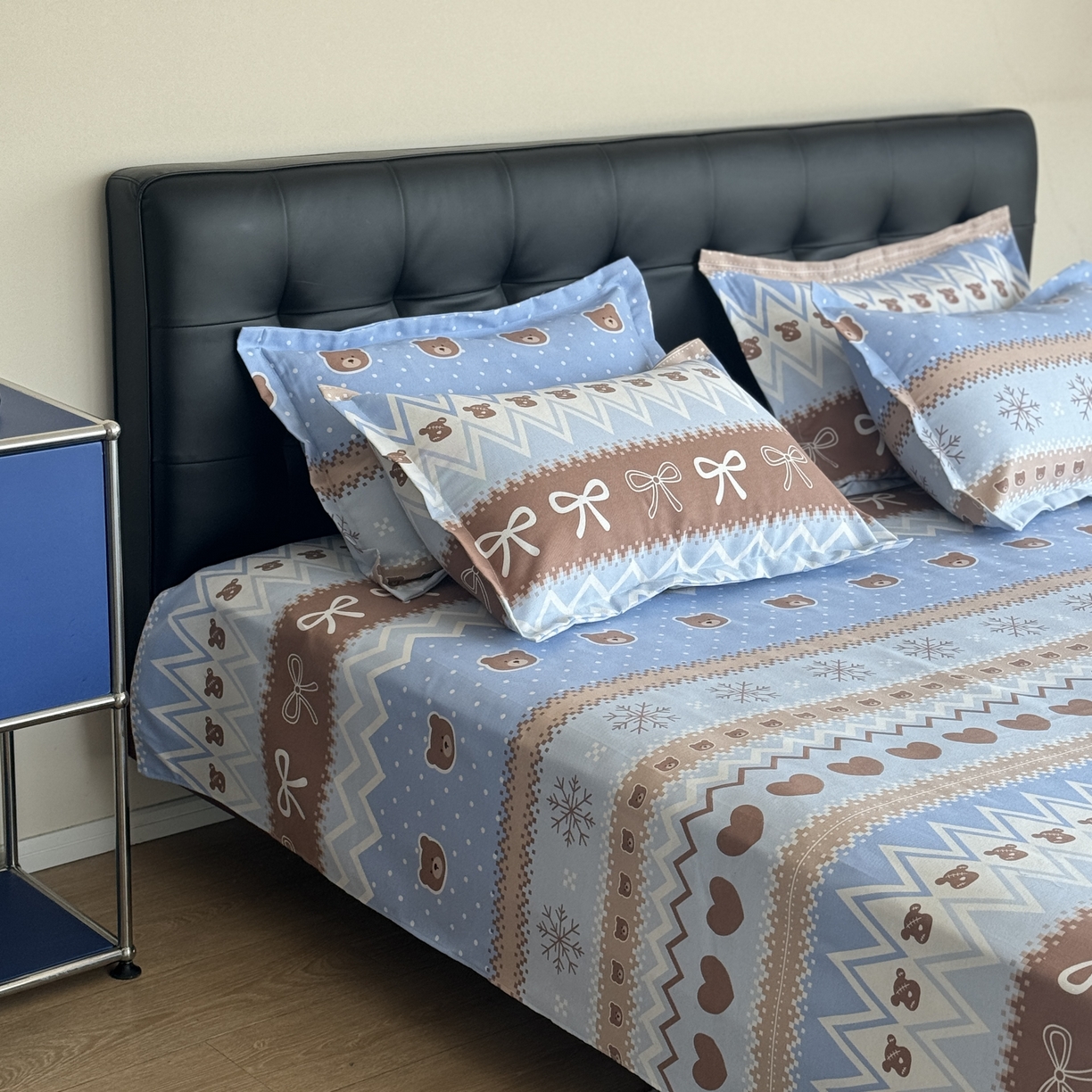 91家纺网 家纺一手货源 找家纺 （总）一隅花田 2026新款麻感粗砂加厚老粗布床单三件套（品牌同款）