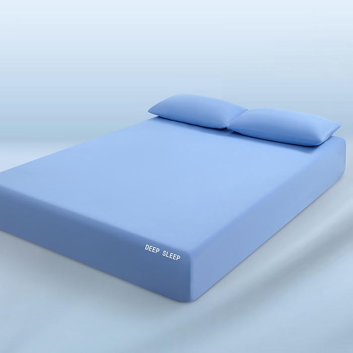 91家纺网 家纺一手货源 找家纺 （总）三盛源 2026新款锦氨凉感床笠单件夏季冰丝床垫套床罩席梦思保护罩凉感丝滑