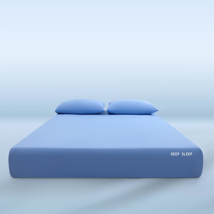 91家纺网 家纺一手货源 找家纺 （总）三盛源 2026新款锦氨凉感床笠单件夏季冰丝床垫套床罩席梦思保护罩凉感丝滑