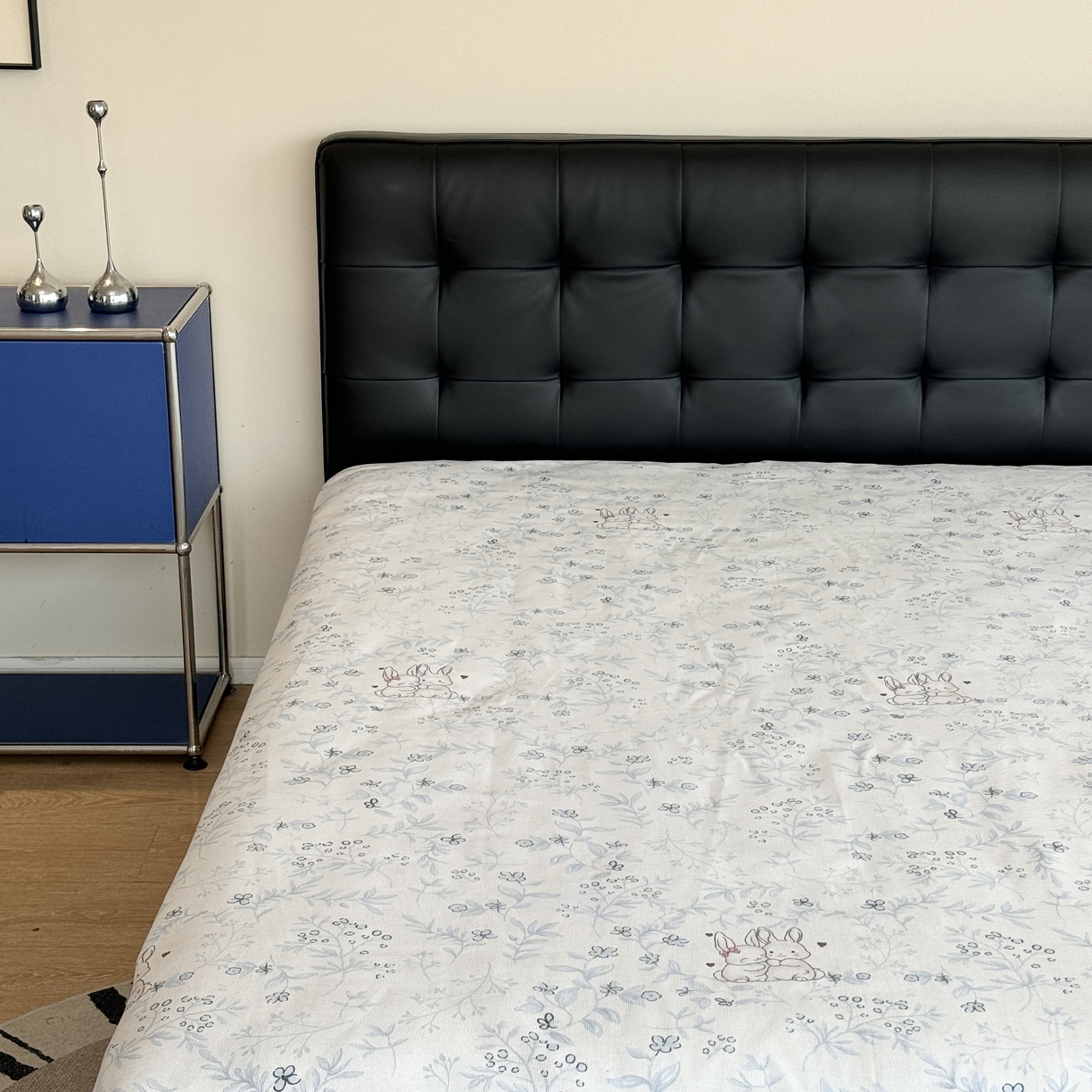 91家纺网 家纺一手货源 找家纺 一隅花田 2026新款麻感粗砂加厚老粗布床单三件套（品牌同款） 爱丽丝