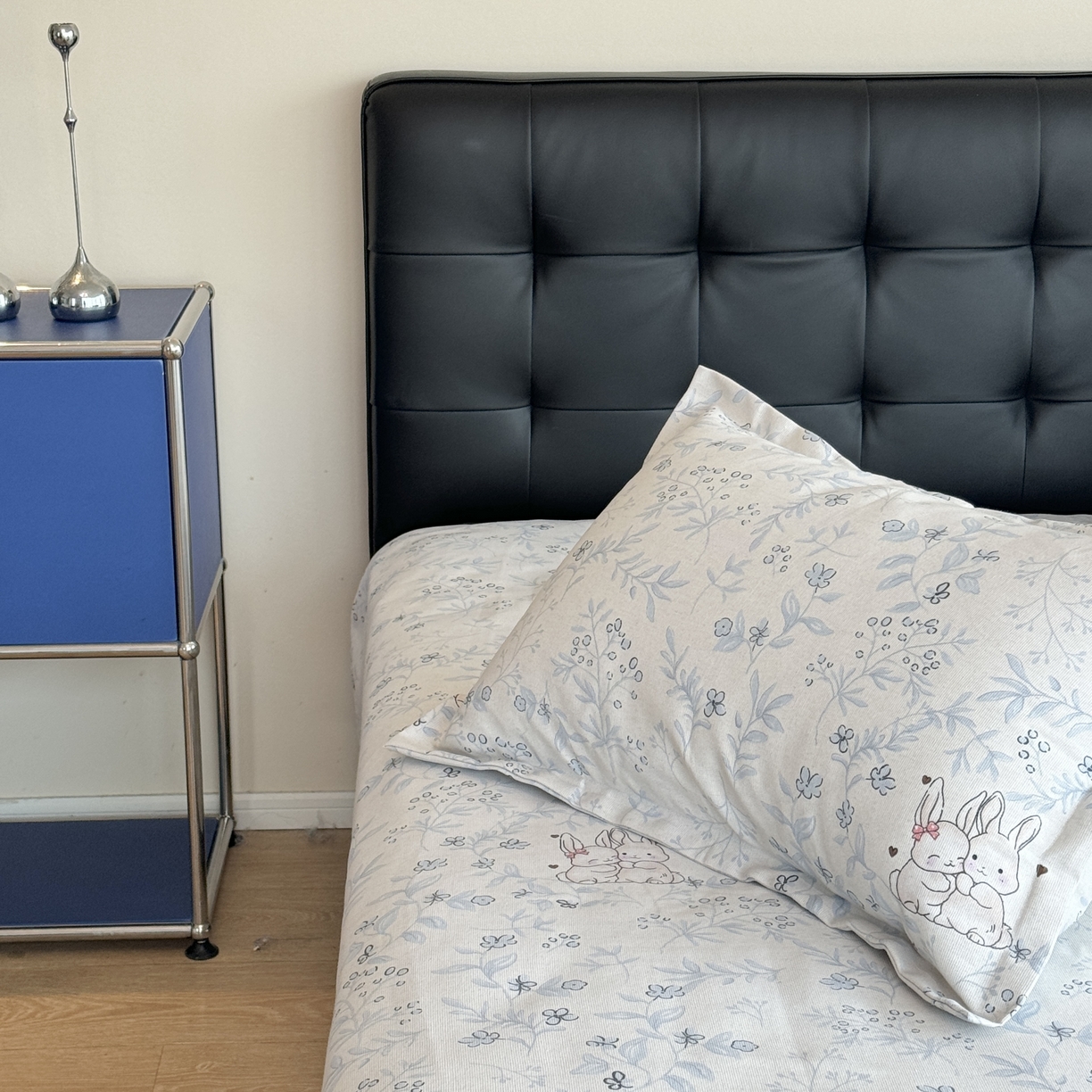 91家纺网 家纺一手货源 找家纺 一隅花田 2026新款麻感粗砂加厚老粗布床单三件套（品牌同款） 爱丽丝