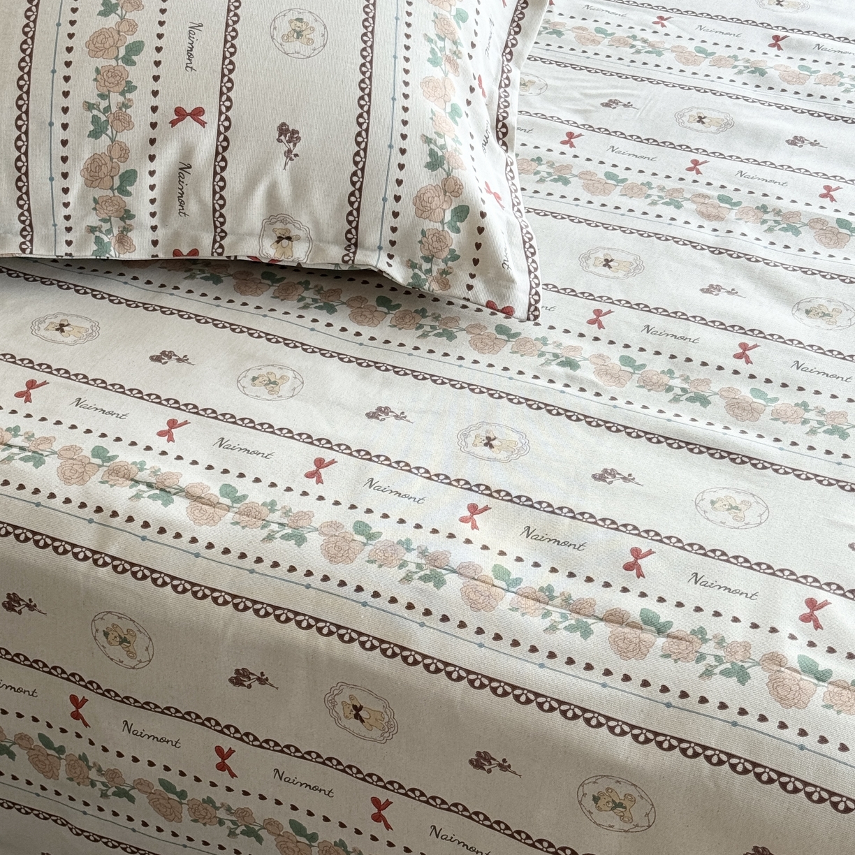 91家纺网 家纺一手货源 找家纺 一隅花田 2026新款麻感粗砂加厚老粗布床单三件套（品牌同款） 卡尔花田