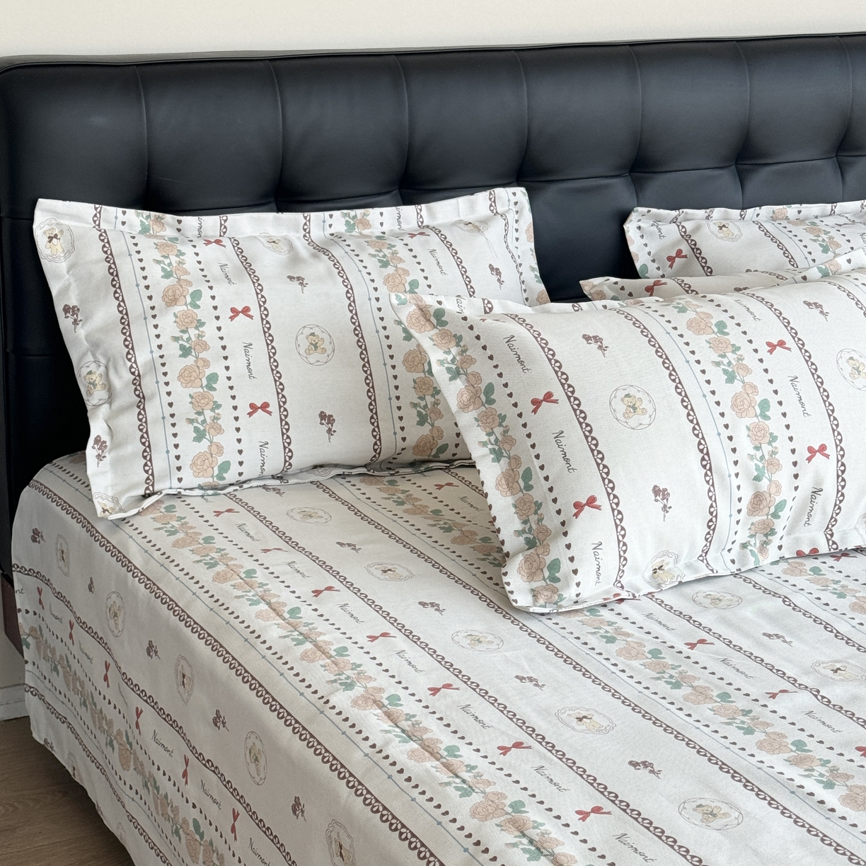 91家纺网 家纺一手货源 找家纺 一隅花田 2026新款麻感粗砂加厚老粗布床单三件套（品牌同款） 卡尔花田