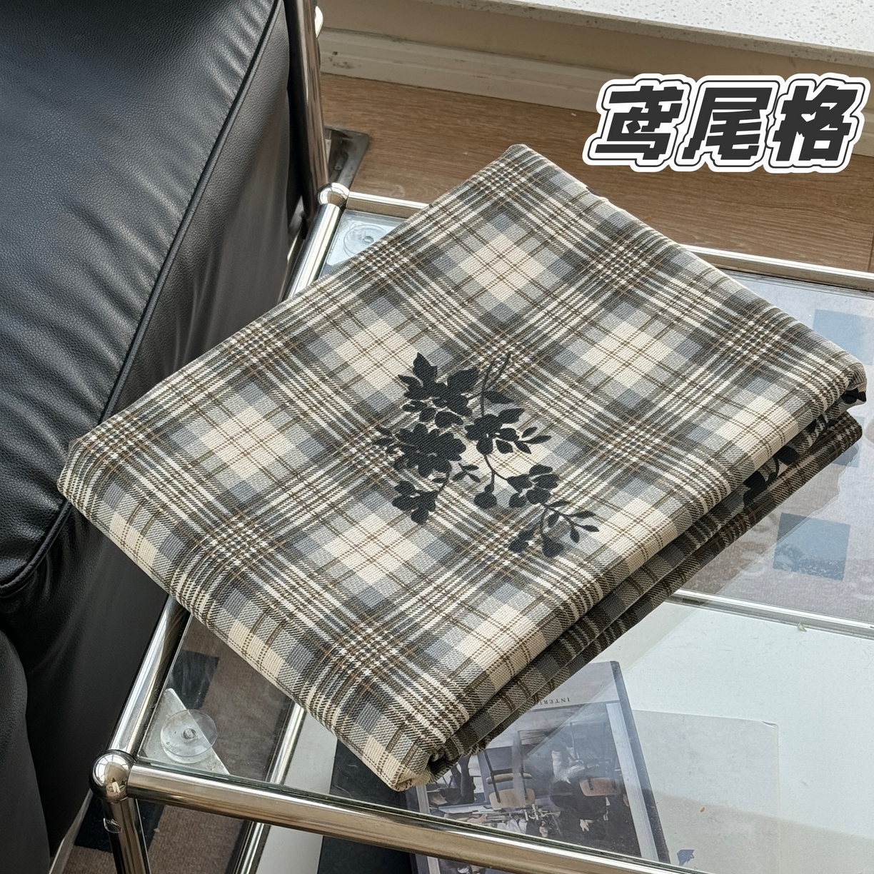 一隅花田 2026新款麻感粗砂加厚老粗布床单三件套（品牌同款） 鸢尾格