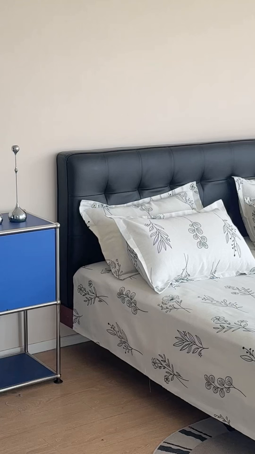 91家纺网 家纺一手货源 找家纺 一隅花田 2026新款麻感粗砂加厚老粗布床单三件套（品牌同款） 花意