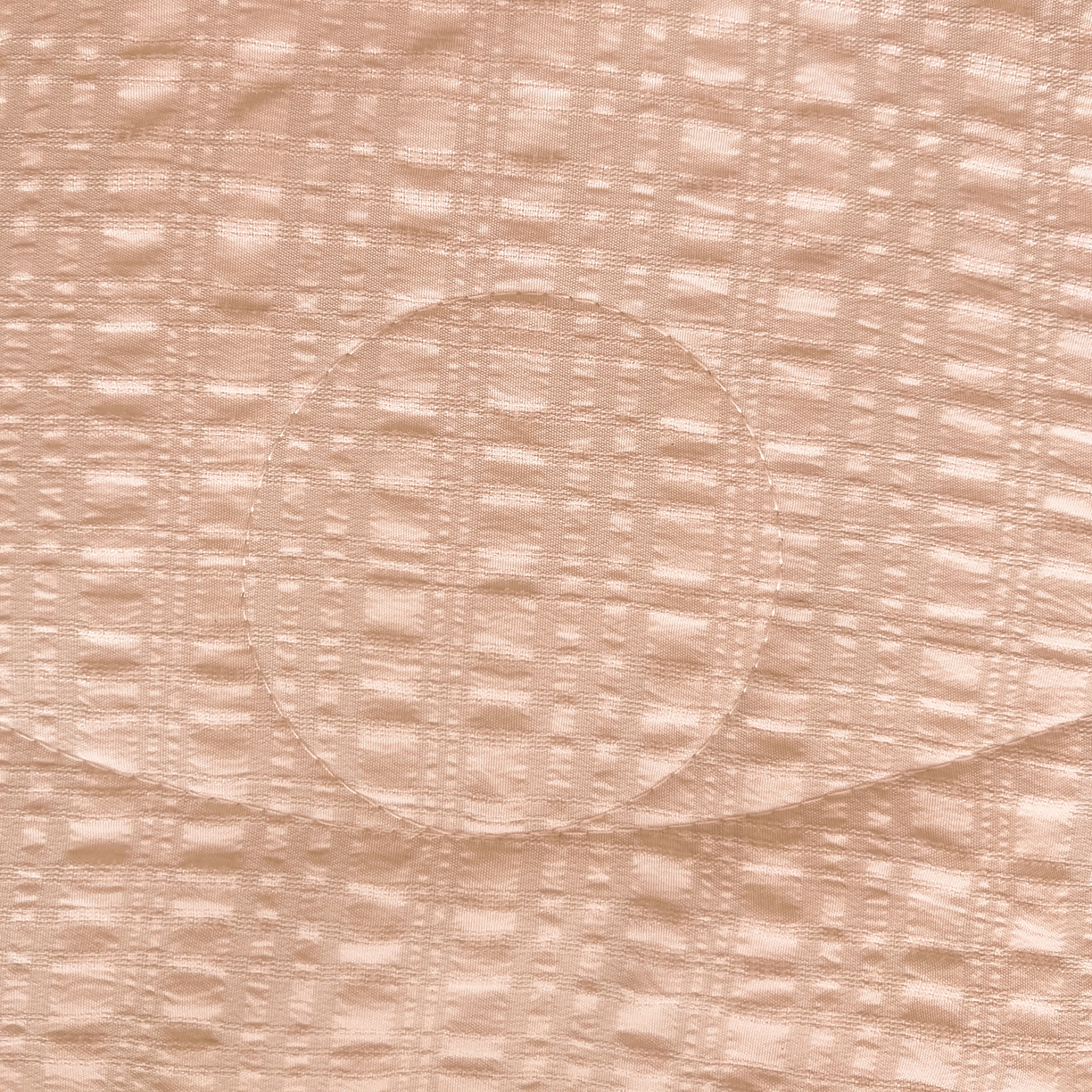 91家纺网 家纺一手货源 找家纺 优尚佳生活馆 2026新款泡泡纱三角针夏被四件套--纯色系列 奶油粉