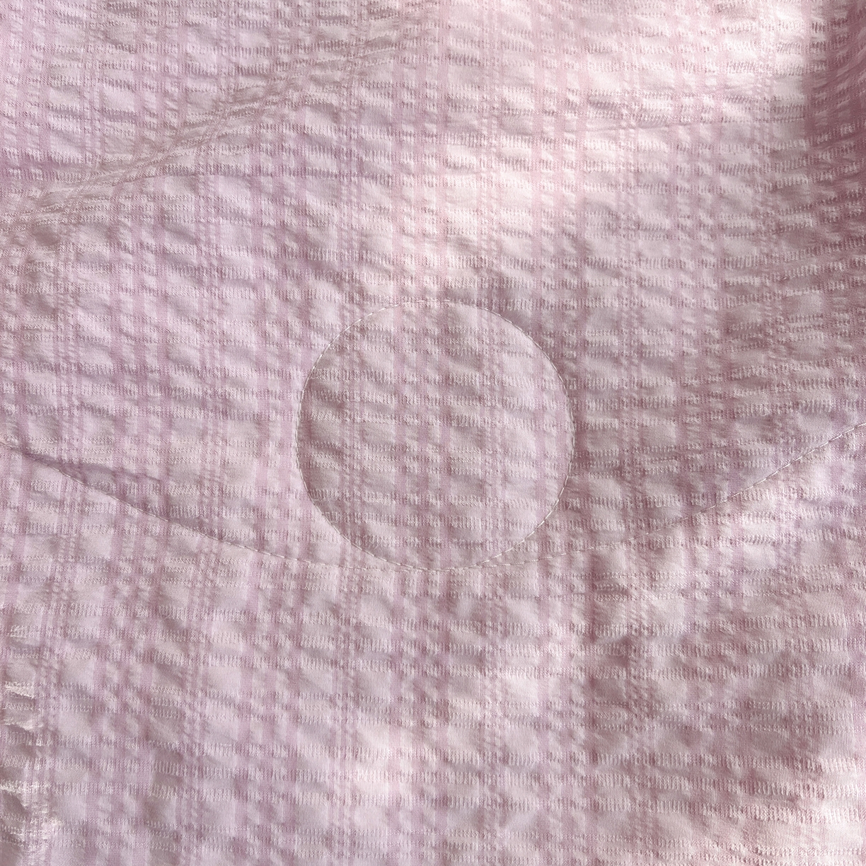 91家纺网 家纺一手货源 找家纺 优尚佳生活馆 2026新款泡泡纱三角针夏被四件套--纯色系列 芋泥紫